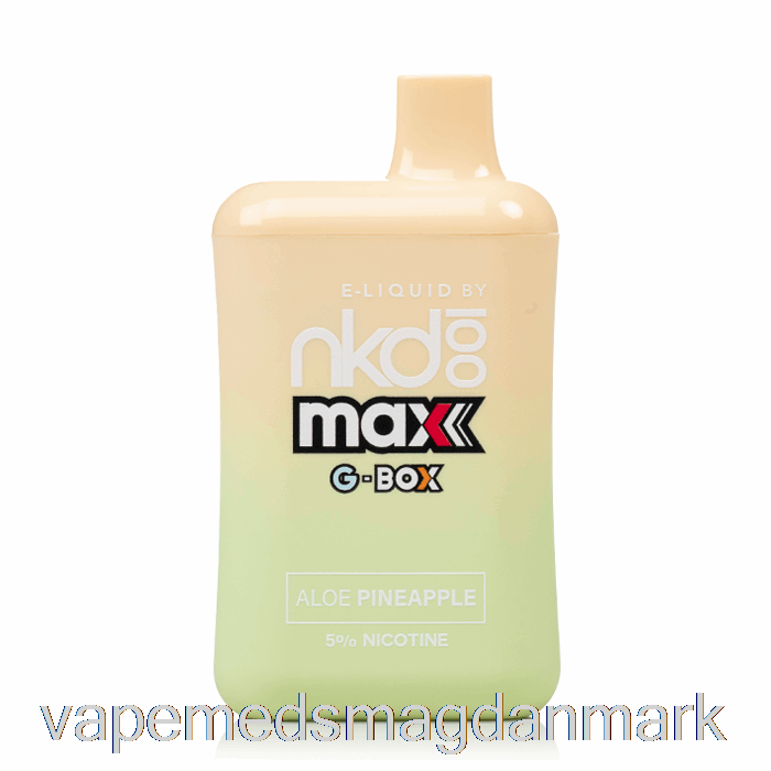 Vape Med Smag Gbox X Nøgen 100 5500 Engangs Aloe Ananas